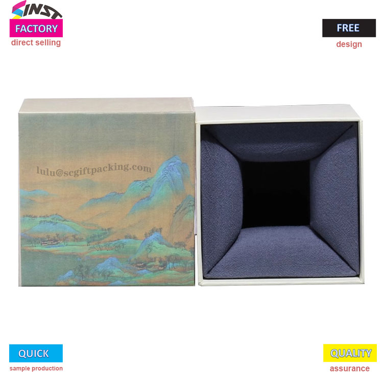 Cup presentförpackning trycker kultur i detaljer