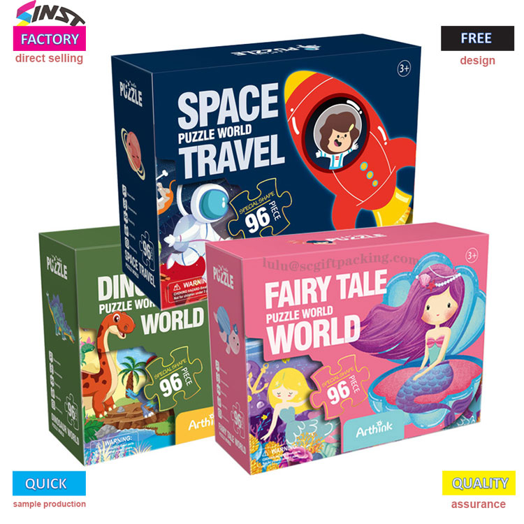 Varför skyndar föräldrar och barn att öppna denna pusselpresentförpackning?