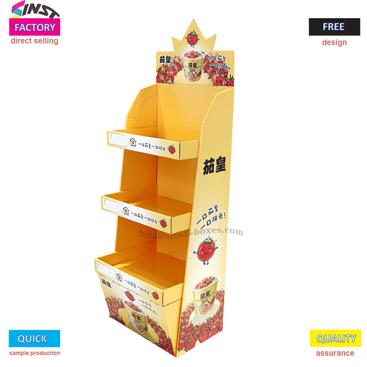Instant noodle display rack