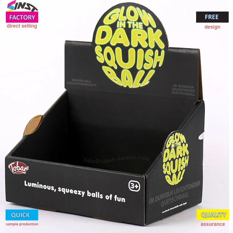PDQ counter display box för leksaker