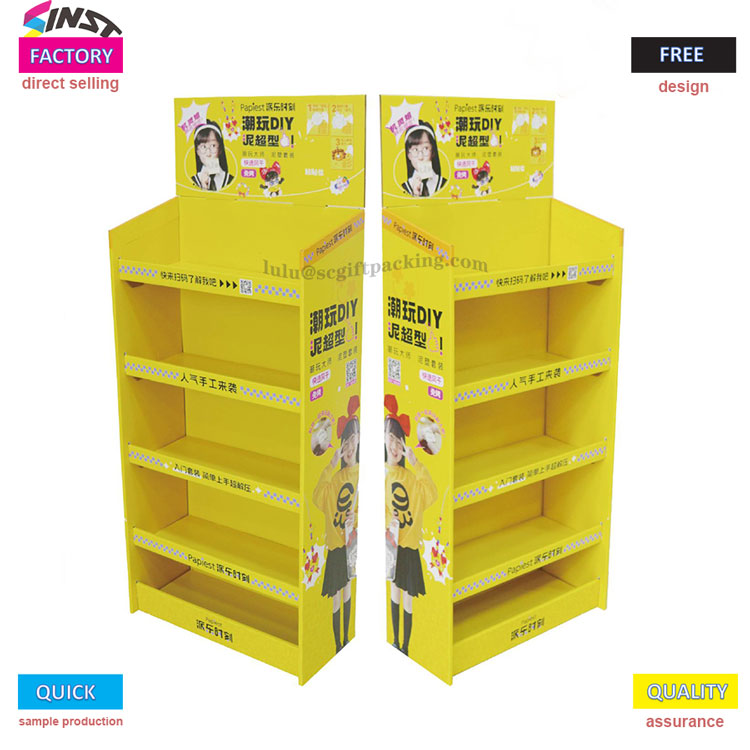 Potatischip Supermarket Paper Display Rack