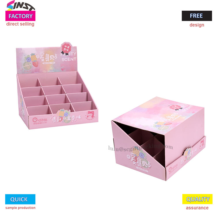 Bok Desktop kartong Display Box PDQ Display Box